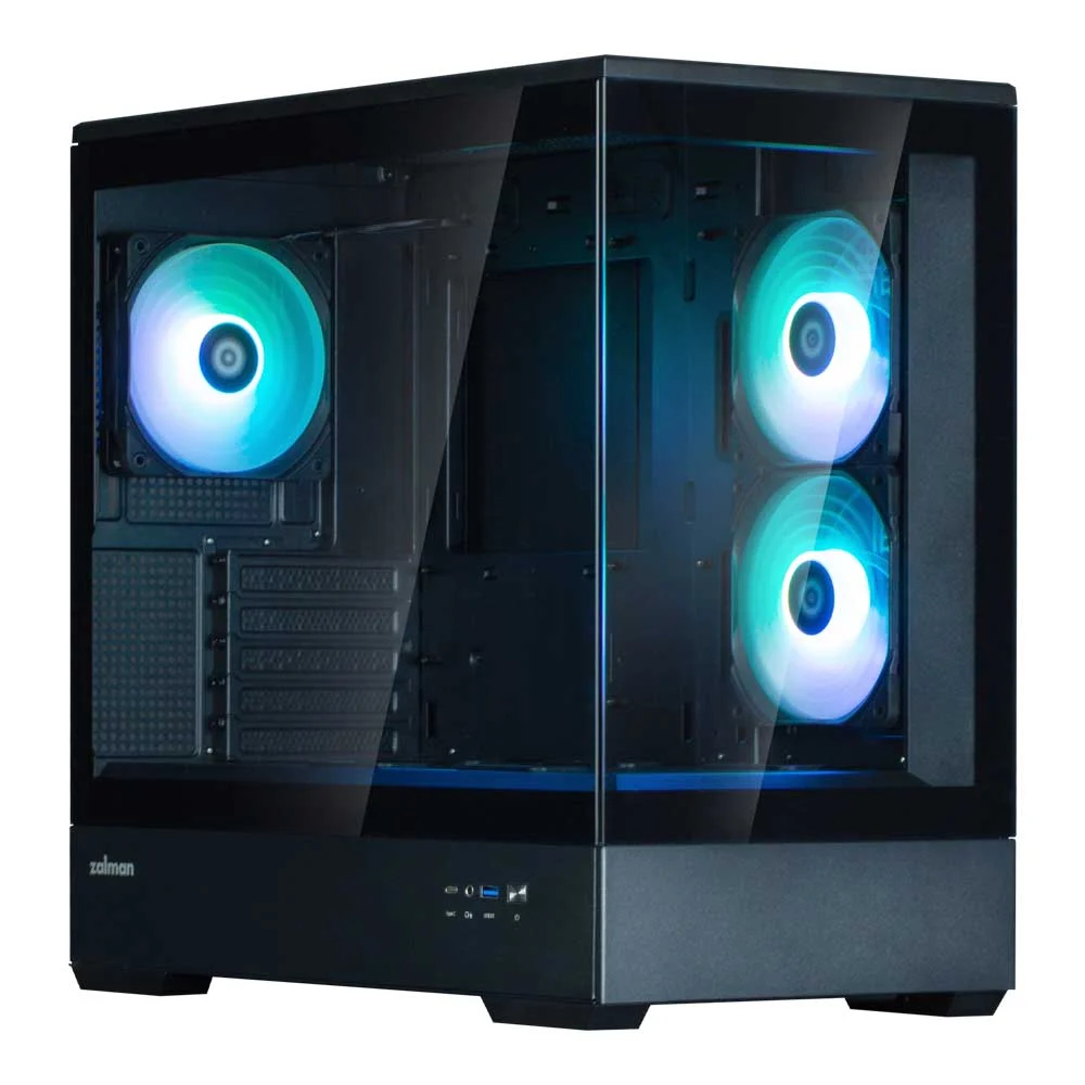 CASE (เคส) ZALMAN P30 BLACK V2 (MICRO-ATX)
