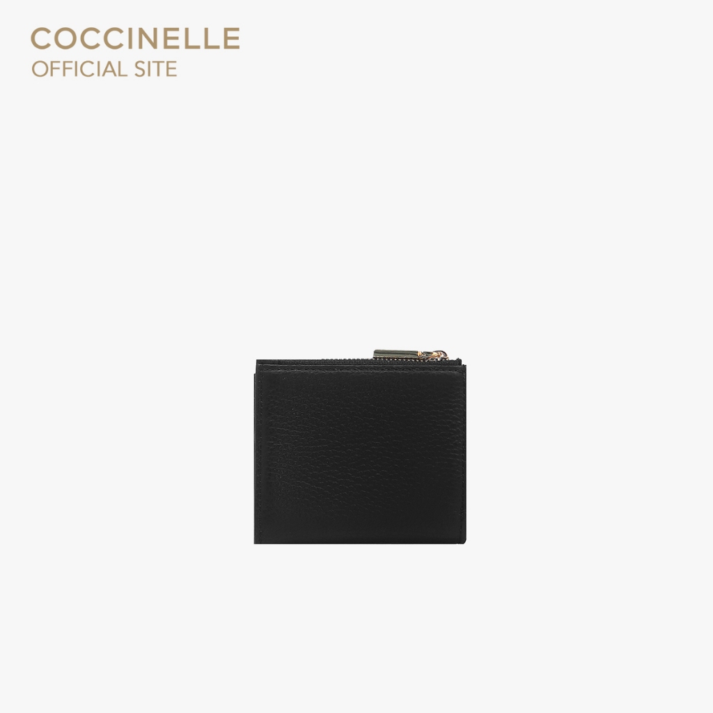 COCCINELLE กระเป๋าสตางค์ผู้หญิง รุ่น METALLIC WALLET 11F701 สี NOIR
