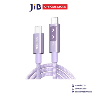CHARGER CABLE (สายชาร์จ) UGREEN L509 ROBOT USB-C TO USB-C 100W - PURPLE