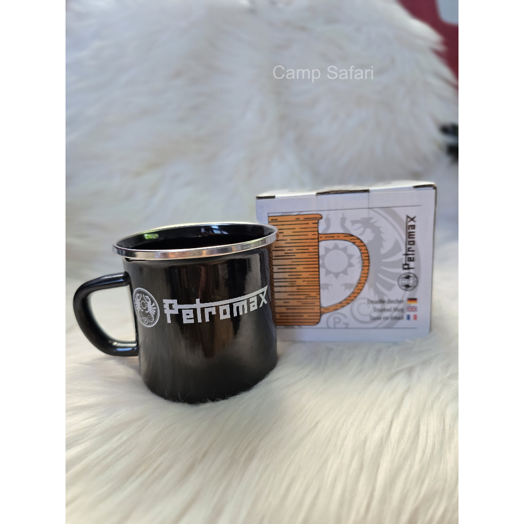 แก้ว Petromax Enamel Mug Black