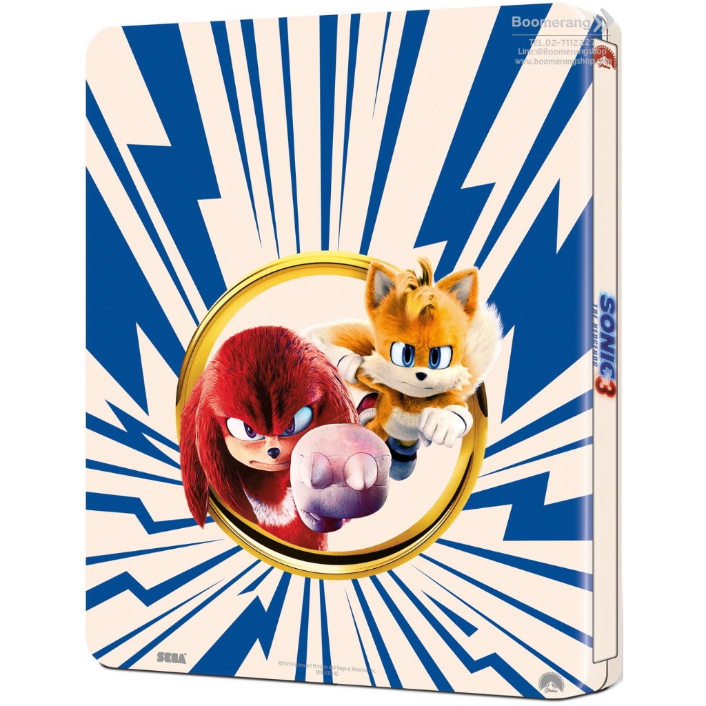 Sonic The Hedgehog 3 /โซนิค เดอะ เฮดจ์ฮ็อก 3 (4K+Blu-ray Steelbook "Blue") (4K/BD มีซับไทย)