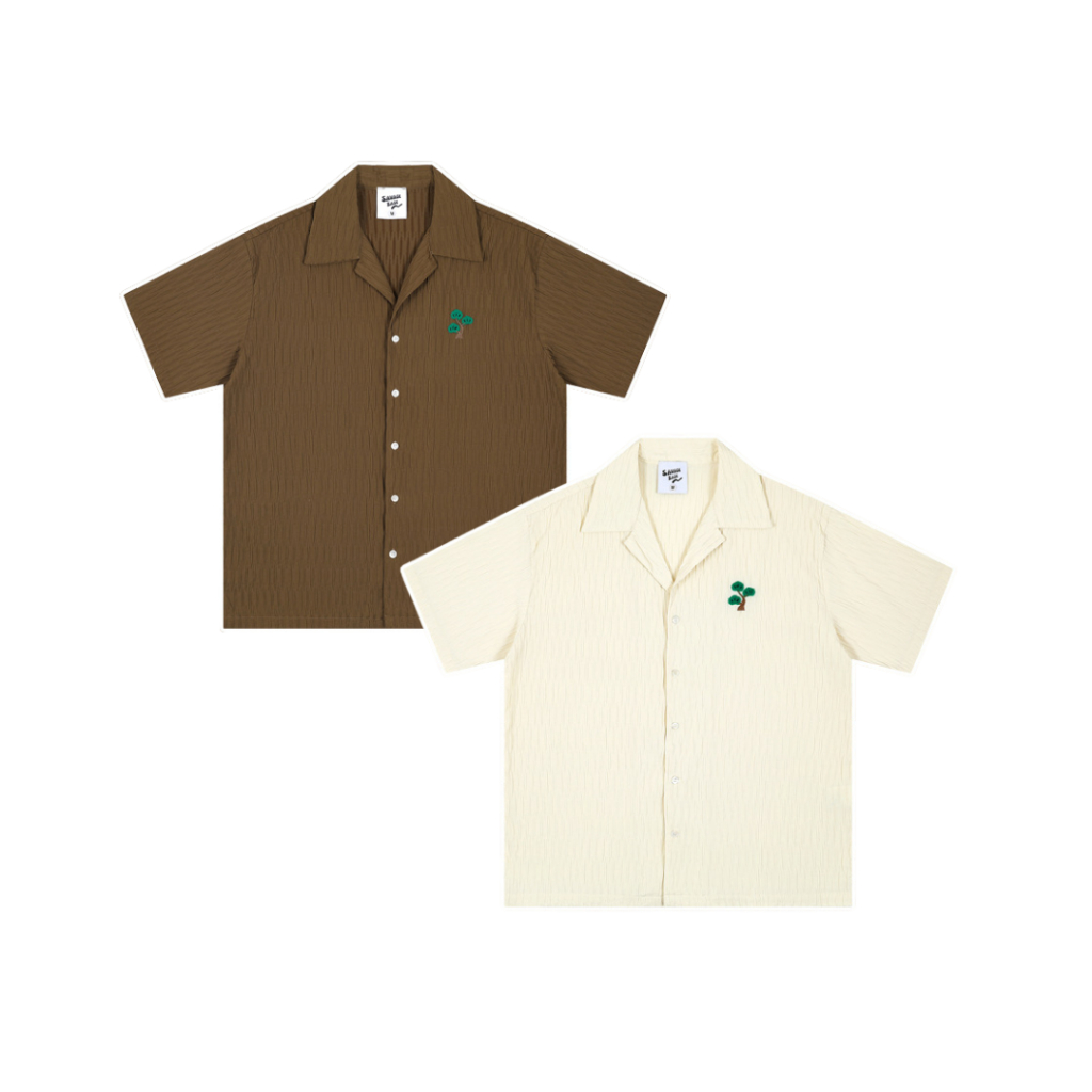 เสื้อเชิ้ตแขนสั้นซัมเมอร์ทรง Oversize Premium Summer Shirt