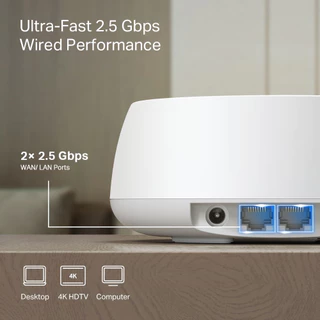 ส่งด่วน TP-LINK DECO BE25 BE5000 Wi-Fi 7 WHOLE HOME MESH SYSTEM 2.5Gbps ประกันศูนย์ไทย Synnex