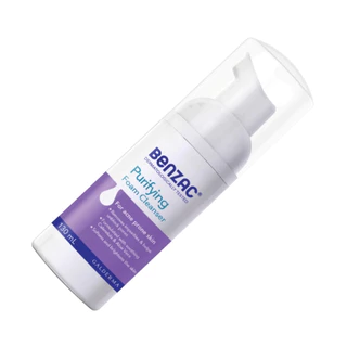 *Benzac Purifying Foam Cleanser 130 mL. เบนแซค เพียวริฟายอิ้ง โฟม คลีนเซอร์ 130 มล.