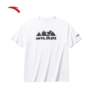[ANTA X Wang YiBo] เสื้อยืดสั้นUnisex 1725B8115 Official Store