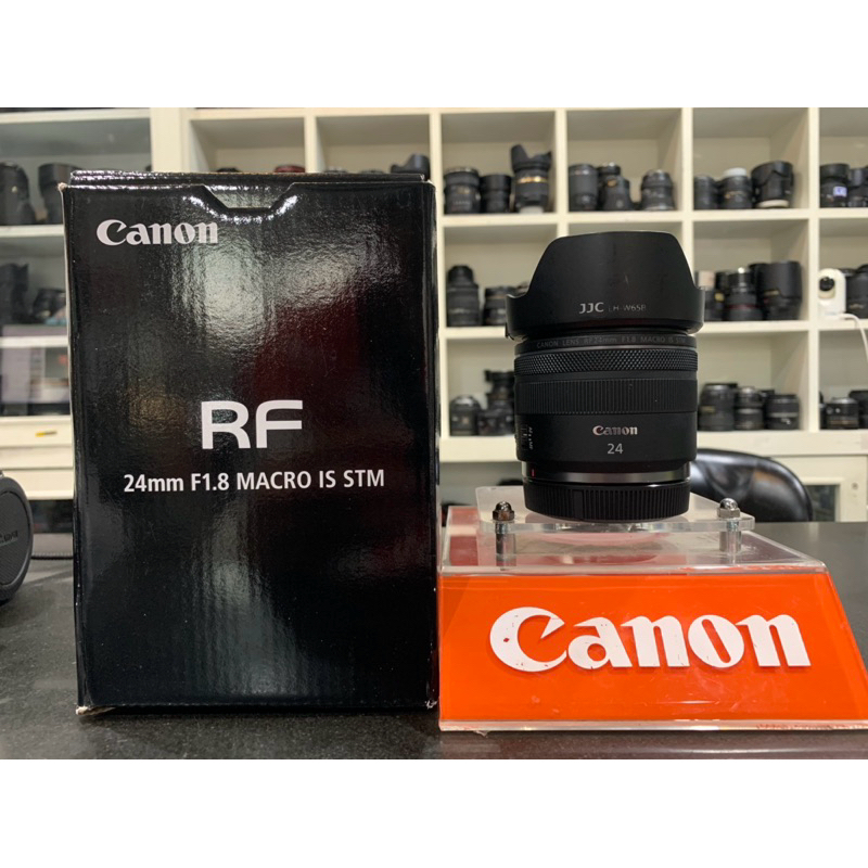 Canon RF 24mm  F1.8  Macro is STM  ครบกล่อง