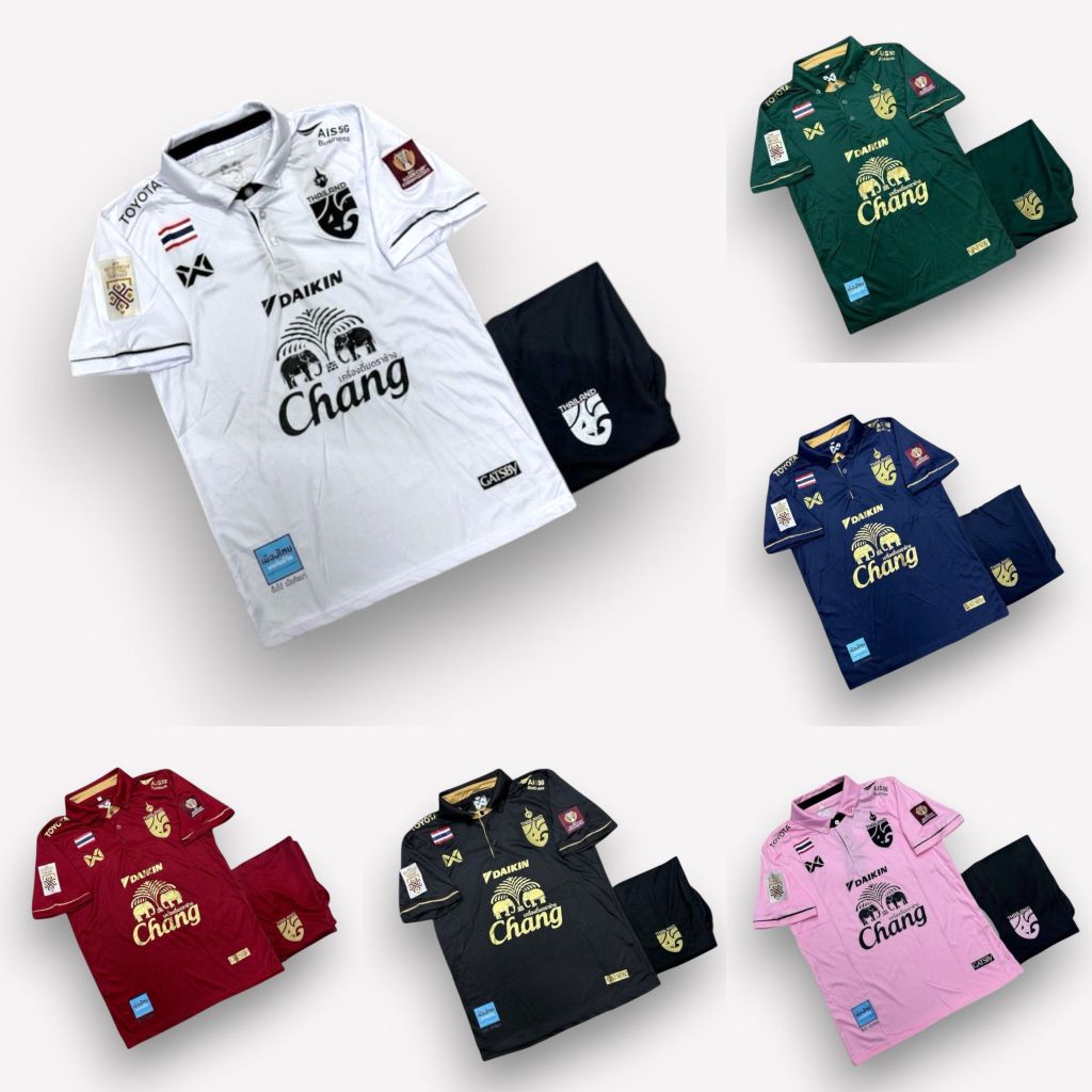ชุดกีฬาตัวใหม่ล่าสุด (เสื้อ+กางเกงครบชุด) มีไซส์ M L XL