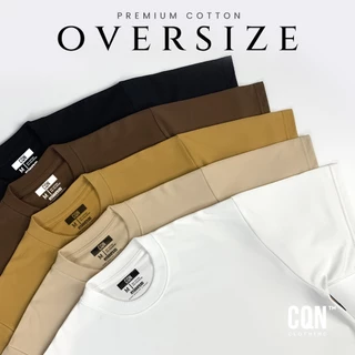 CQN | เสื้อ Oversize [Premium Cotton] ผ้าหนาพิเศษ นุ่ม อยู่ทรง คอแคบ ยับยากไม่ย้วย