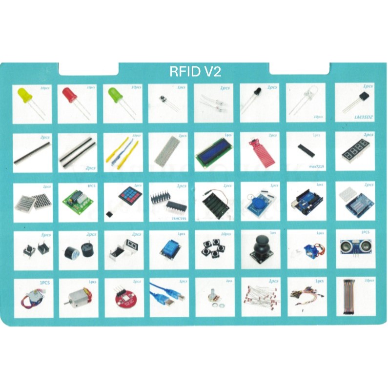 ชุดการเรียนรู้สำหรับ อาดุยโน่ UNO R3 Starter Kit RFID V1 Updated Version Set เซตเริ่มต้นเรียนรู้ - รูปที่ 3