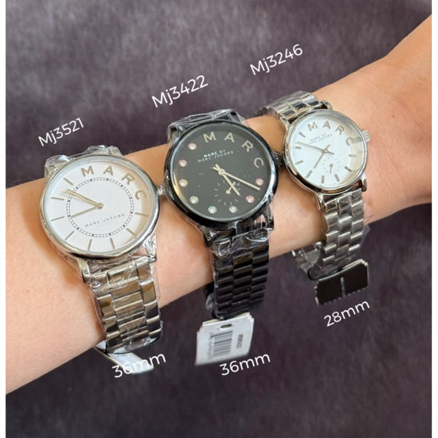 Sale นาฬิกา marc jacobs ของแท้💯 ผ่อน0% สูงสุด10 เดือน ฟรีไม่มีค่าธรรมเนียน