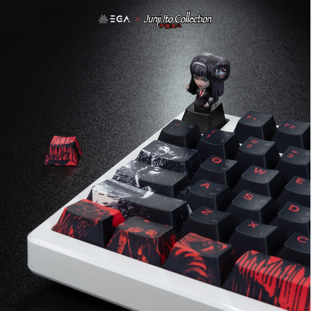 [1 BOX] BLIND BOX Keycap 3D “EGA X JUNJI ITO COLLECTION” กล่องสุ่มคีย์แคป 3D แฮนด์เมดลาย "คลังสยอง" โดยอาจารย์จุนจิอิโต้