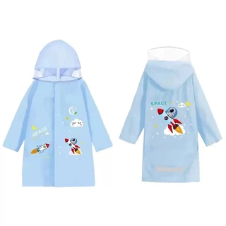 เสื้อกันฝนสำหรับเด็กการป้องกันทางสิ่งแวดล้อมและรสจืดเด็กชายและเด็กหญิงอนุบาลเด็กนักเรียนPonchoหนาป้องกันความปลอดภัย