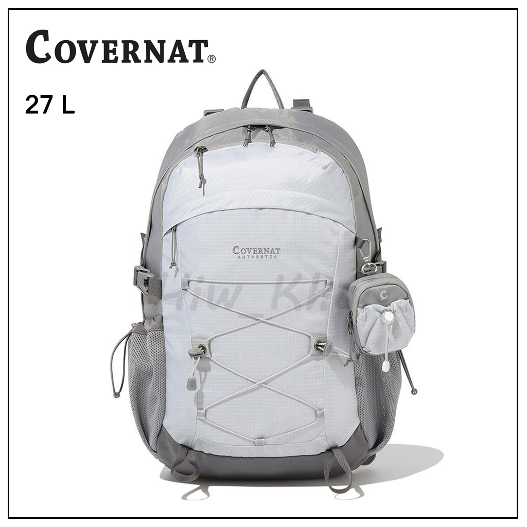 *Pre-order* 𝐂𝐎𝐕𝐄𝐑𝐍𝐀𝐓 Light String Backpack Gray กระเป๋าเป้สะพายหลัง 27L