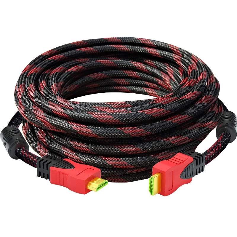 สาย TV HDMI 10 เมตร 15เมตร 20เมตร 30เมตร สายถักรุ่น HDMI 10M 15M 20M 30M CABLE 3D FULL HD 1080P
