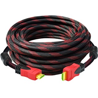 สาย TV HDMI 10 เมตร 15เมตร 20เมตร 30เมตร สายถักรุ่น HDMI 10M…