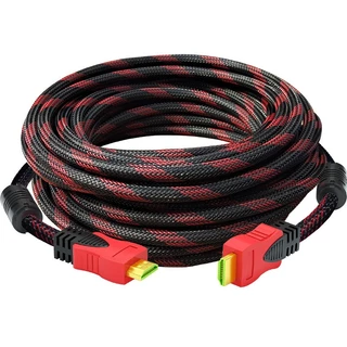 สาย TV HDMI 10 เมตร 15เมตร 20เมตร 30เมตร สายถักรุ่น HDMI 10M 15M 20M 30M CABLE 3D FULL HD 1080P