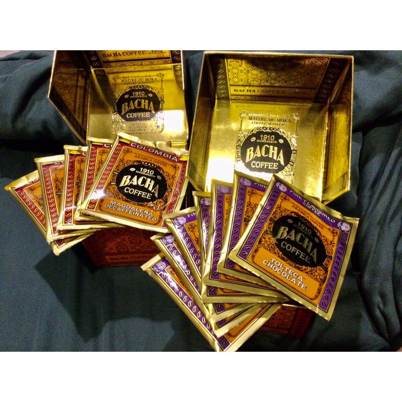 กาแฟพรีเมี่ยม แบรนด์ดัง Bacha Arabica Coffee สัญชาติสิงคโปร์ ของแท้100💯แบบซอง Fine Flavoured Coffee