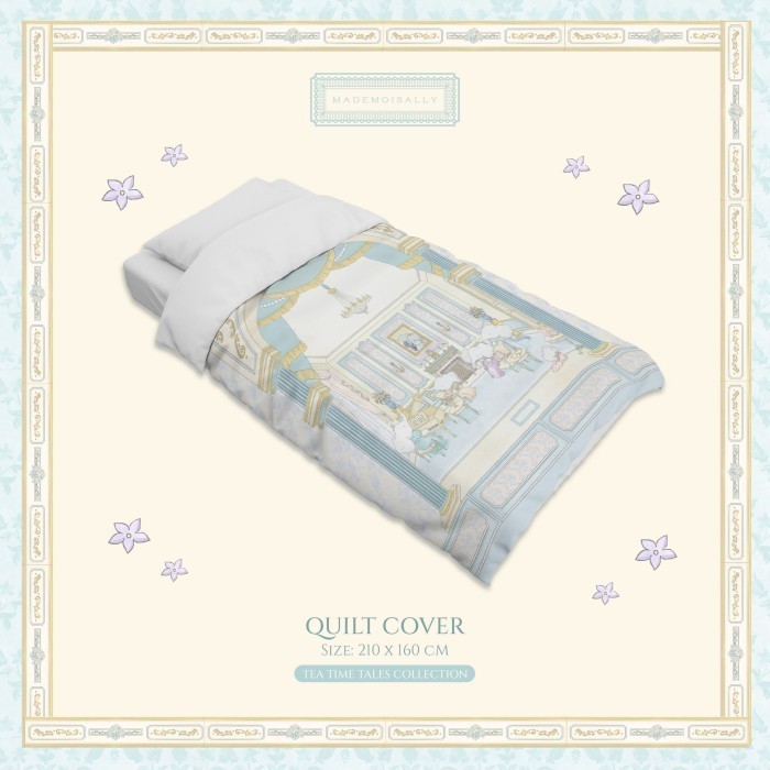 ผ้านวม ปลอกผ้านวม Bamboo Woven Quilt Cover Tea Time Tales Collection - Mademoisally -Inner Duvet