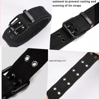 🅰 Double Grommet Belt 🅰 เข็มขัด เข็มขัดสนามทหาร 🔸อเนกประสงค์แบบรูตาไก่คู่ หัวเหล็กอัลลอยด์120*4 CM🔷ร้านไทย ส่งไว✅