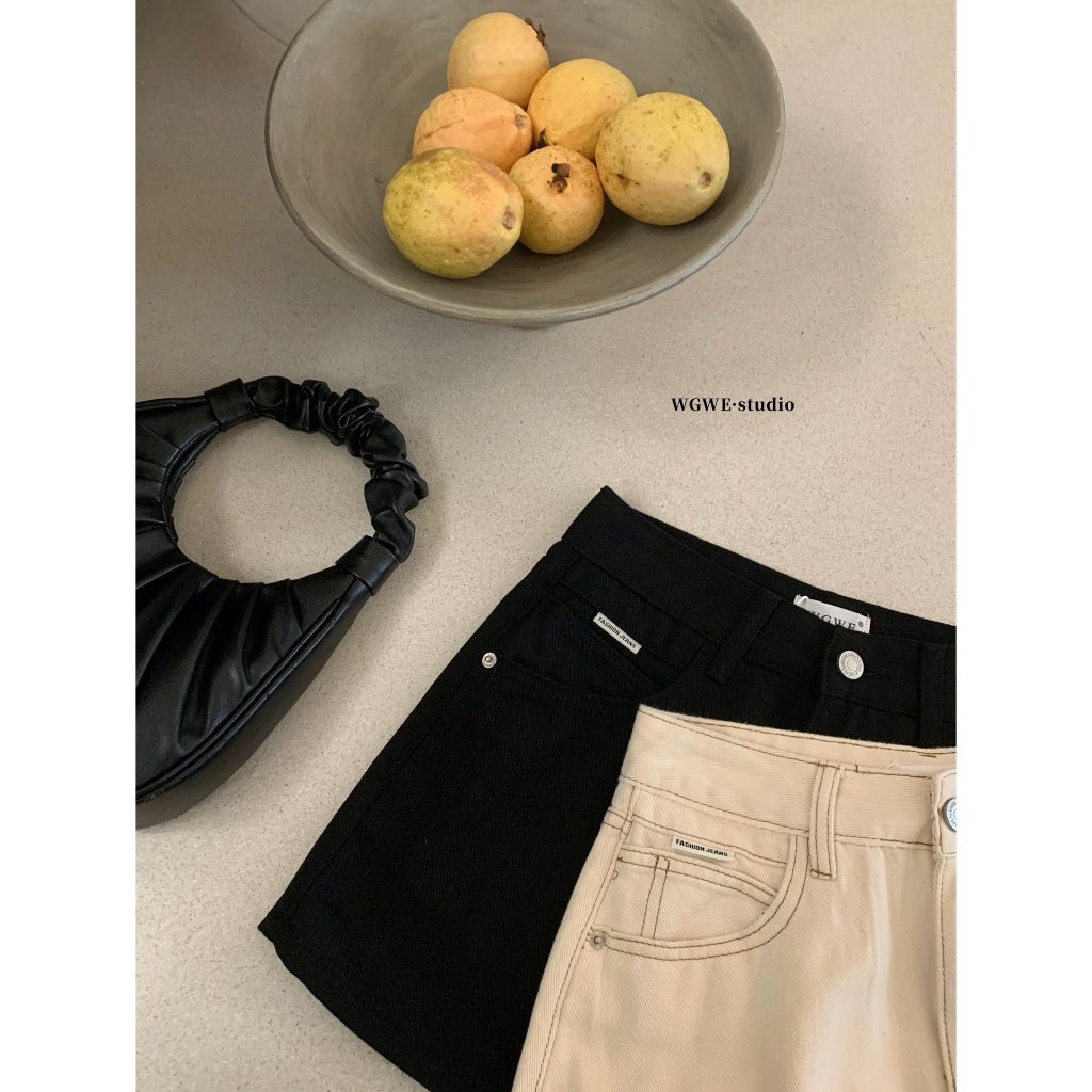 🧡🧵 🇰🇷 W3910 กระโปรงกางเกง ผ้ายีนส์ เป็นทรงเบสิค งานสวย ทรงน่ารัก แฟชั่นเกาหลี TAG WG.WE 🧵🧡 - รูปที่ 2