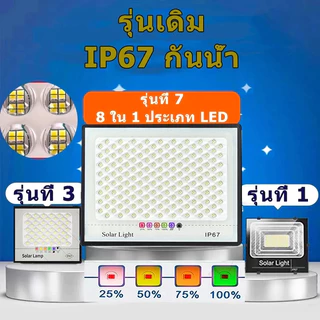 ไฟโซล่าเซลล์ 1200~2500W โซล่าเซลล์ ไฟถนน ซื้อ 1 แถม 1 ไฟโซล่าเซล IP67กันน้ำ กันฟ้าผ่ Solar Light แสงแสงอาทิตย์