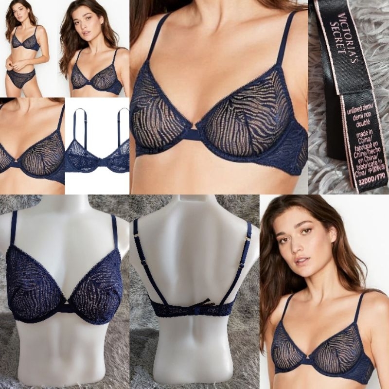 #เสื้อใน#เสื้อชั้นในผู้หญิง#VICTORIA'S SIZE 32DDD สีน้ำเงิน