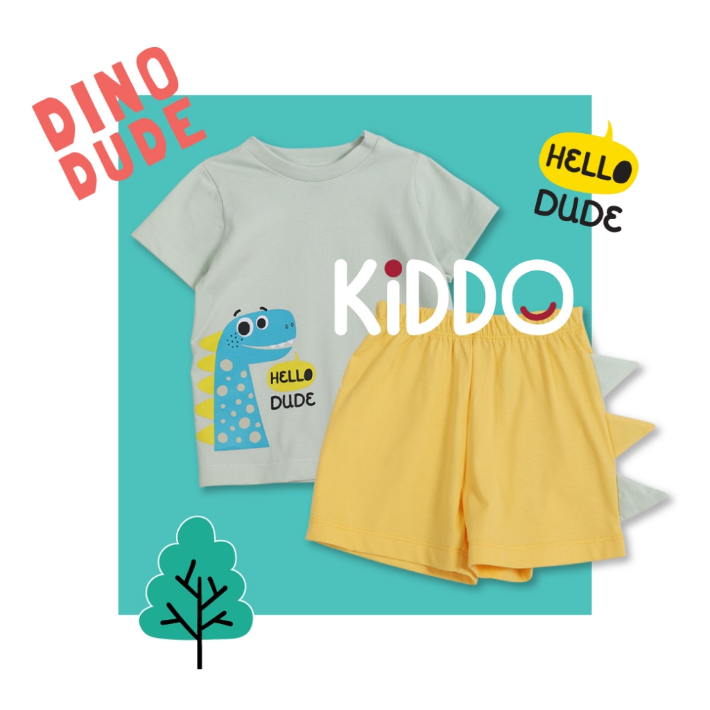 ENFANT (อองฟองต์) BSC KIDDO by Enfant ชุดเสื้อแขนสั้น+กางเกงขาสั้น สำหรับเด็ก 6-12 เดือน คอลเล็กชั่น