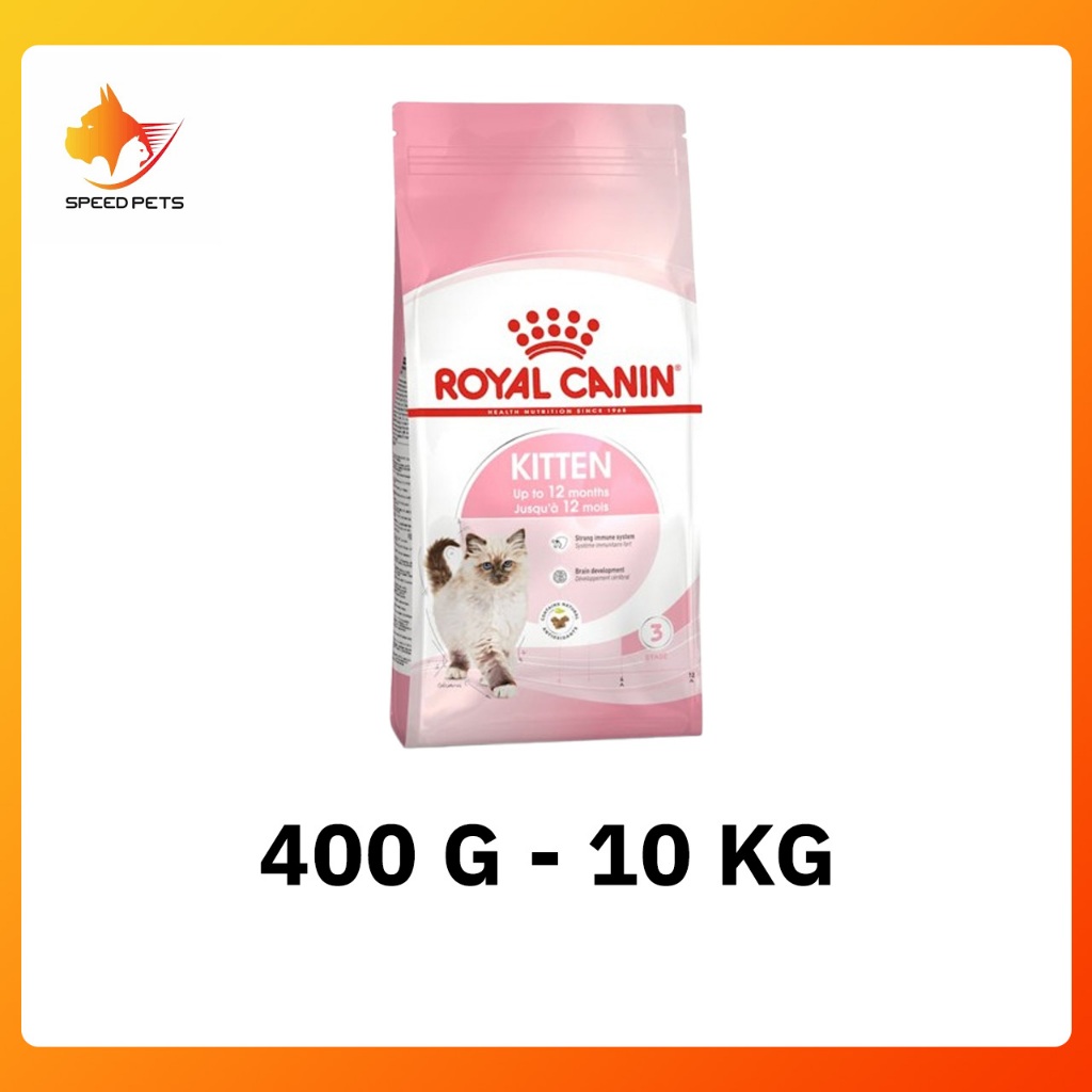 Royal Canin Kitten Foodโรยัล คานิน อาหารแมวสำหรับลูกแมว 4 - 12 เดือน อาหารเม็ดลูกแมว 400 - 2kg
