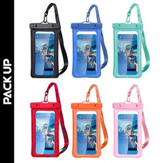 𝗣𝗔𝗖𝗞 𝗨𝗣 ซองกันน้ำสำหรับโทรศัพท์มือถือ รุ่น WP1 มี 6 สี ให้เล…