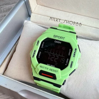 (M25) โปรลดกระหน่ำ นาฬิกา SPORT DASH หน้ายักษ์เล็ก ดิจิตอล กันน้ำ 100% ใส่ได้ทั้ง ชาย- หญิง (17 สี)