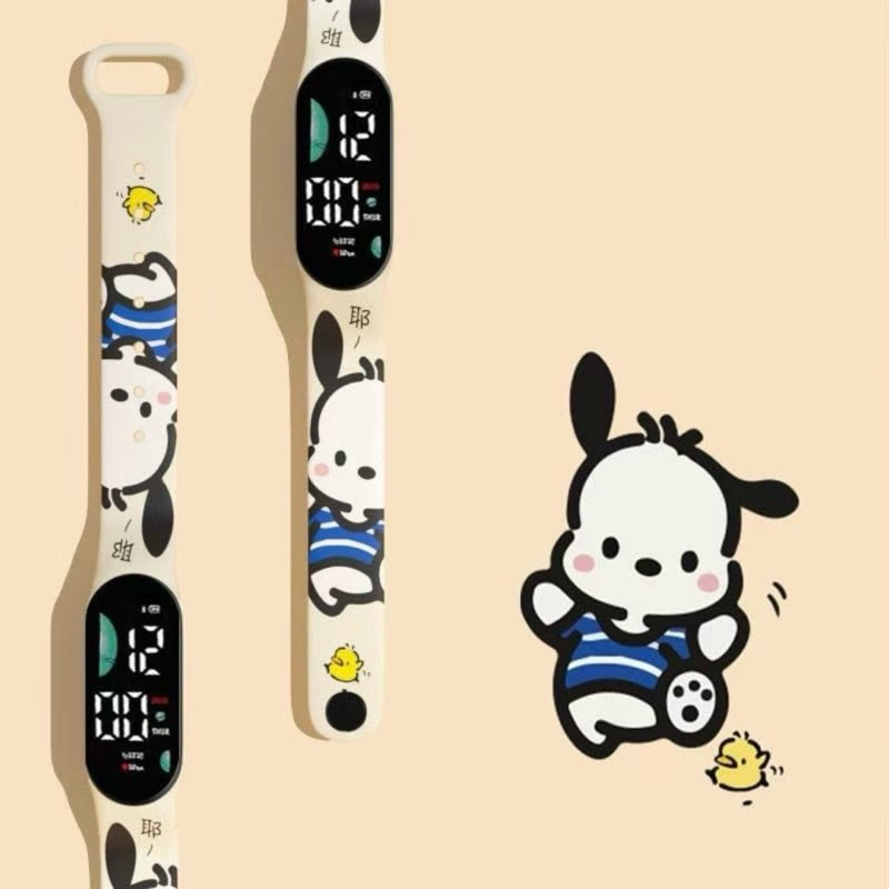 (ส่งจากไทย) นาฬิกาข้อมือ LED น่ารักๆ ดูเวลา 口 วันที่ได้ เล็กกะทัดรัด ใส่สบาย