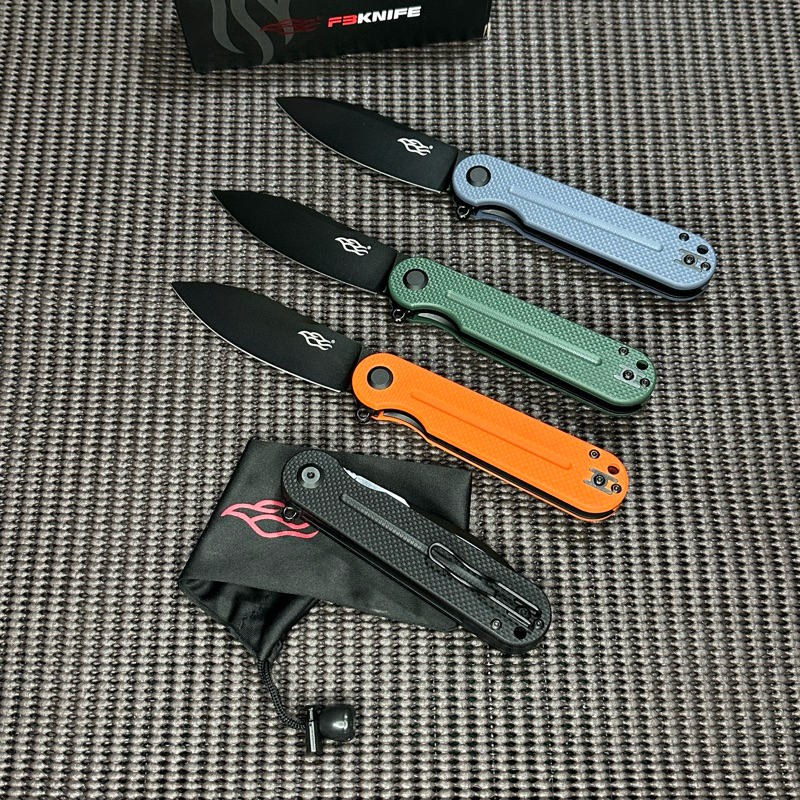 มีด มีดพับGanzo FH922PT ของแท้100% วัสดุใบมีดเหล็ก D2 วัสดุด้ามจับG10