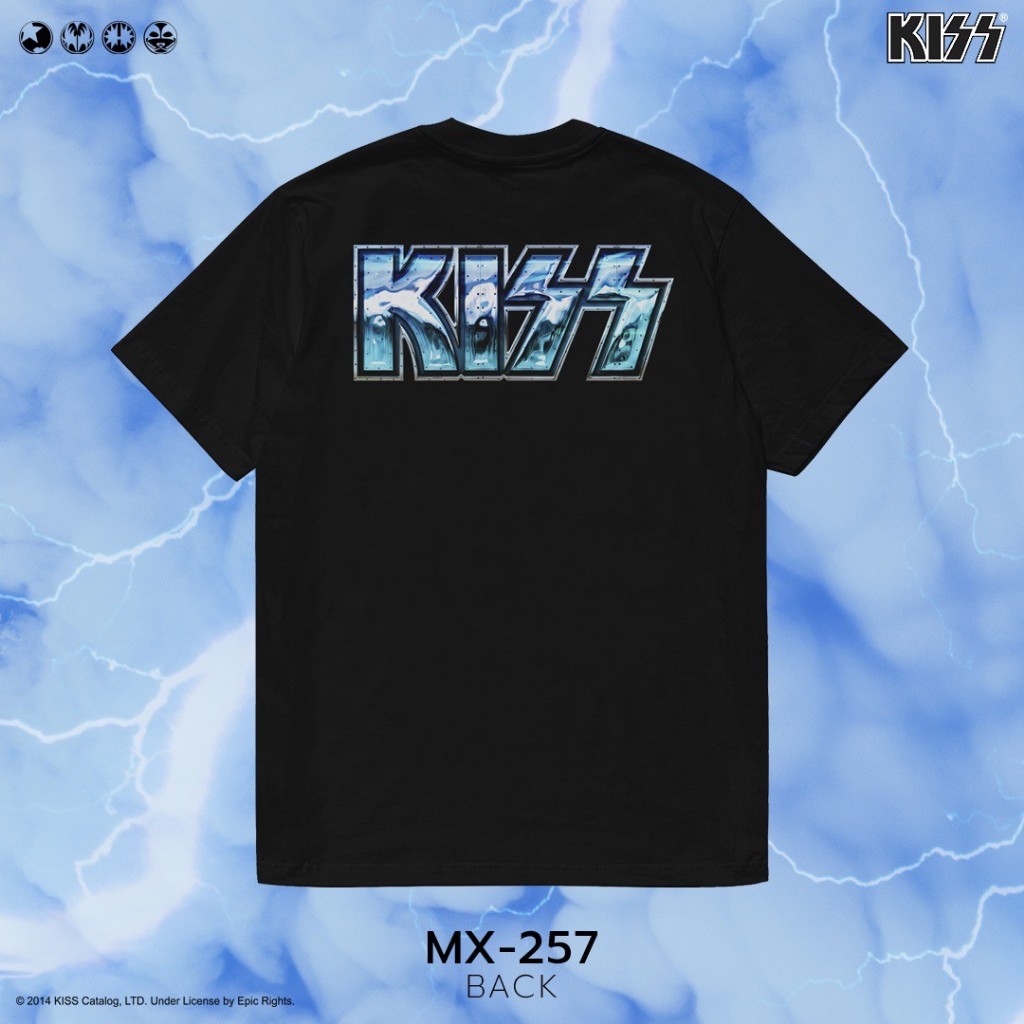 Power 7 Shop เสื้อยืดวง คิส ลิขสิทธ์แท้ KISS T-SHIRTS (MX-257) ราคา ถูกที่สุด ดีลบีเคเค แกลเลอรีภาพที่ 4