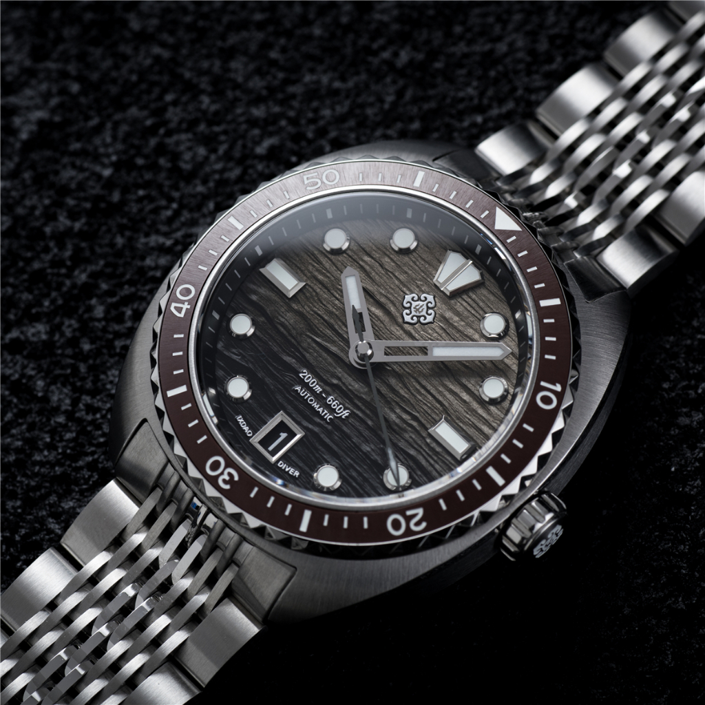 [Pre-order][ออโต้] IXDAO JD-X07S Turtle Dragon 39MM BGW9 AR Dome Sapphire NH35 200M