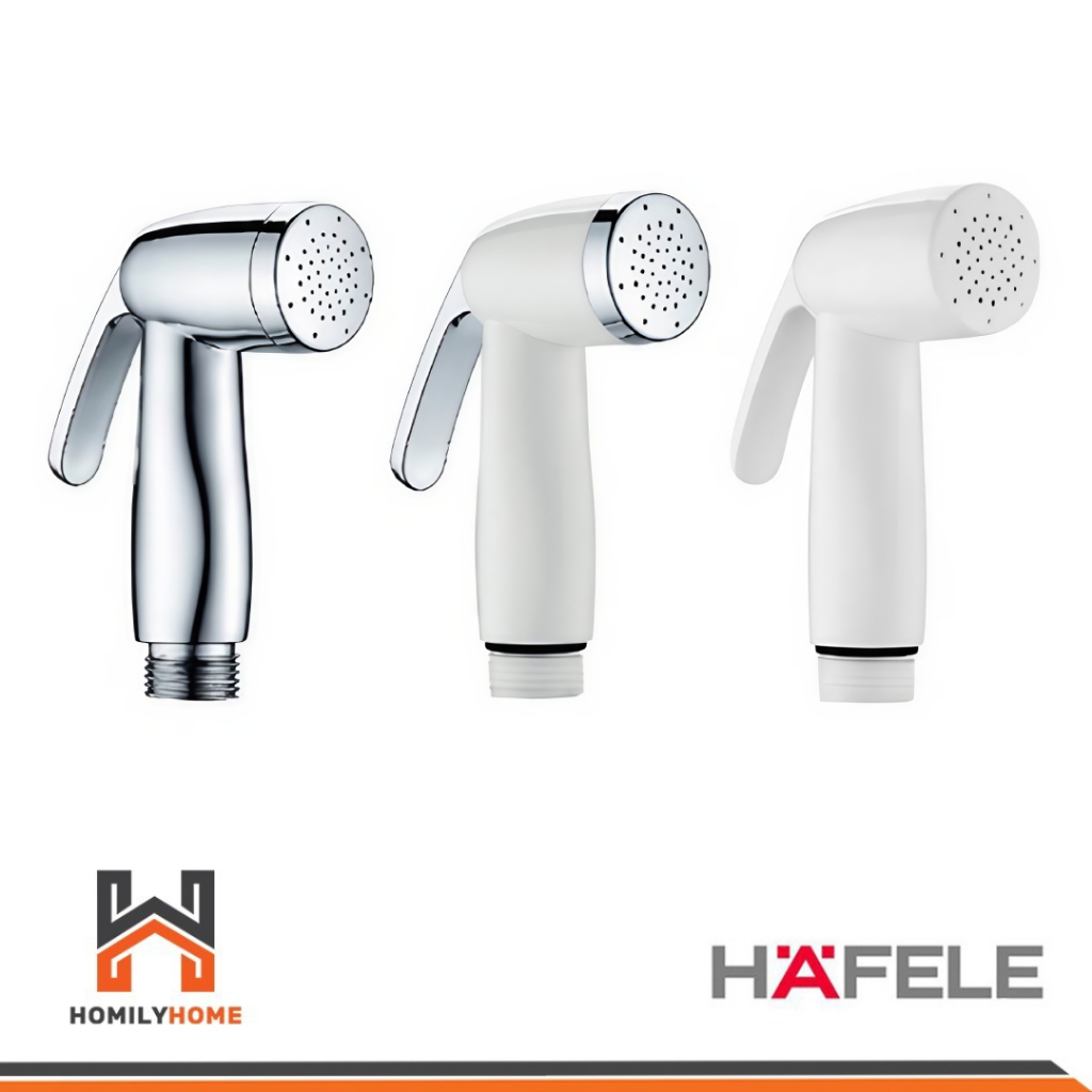 HAFELE หัวฉีดชำระ (เฉพาะหัว) รุ่น 485.95.049 สีโครม รุ่น 485.95.045  สีขาวตัดโครม รุ่น 485.95.047 สี