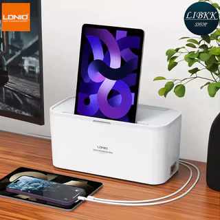 ของแท้100% LDNIO SN5311 ปลั๊กไฟ Power Strip Management 5 Port & 3USB กล่องปลั๊กพ่วง รางปลั๊กไฟ สายทอง