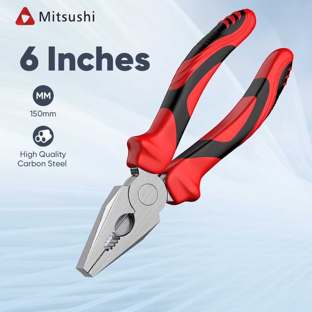 Mitsushi  คีม 6/8 นิ้ว คีมปากจิ้งจก