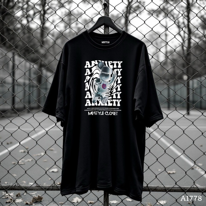 เสื้อยืด ผ้าCotton100% สกรีน แบบดิจิตอล เนื้อผ้าหนานุ่ม A1778-แขนสั้น