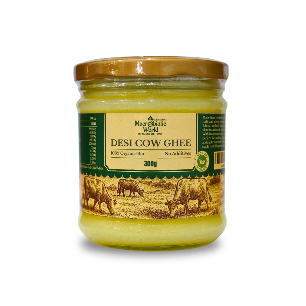 Organic/Bio Desi Cow Ghee (300g/450g)