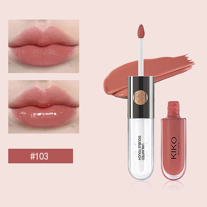 ✨Kiko Double Touch Lipstick ของแท้ 100% ส่งไว เก็บเงินปลายทาง ✨ สต็อกพร้อมส่ง ✨kiko lip 103