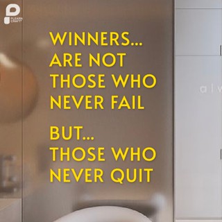 TXEN016	WinnerAreNot Those Who Never Fail สติ๊กเกอร์คำคม ตกแ…