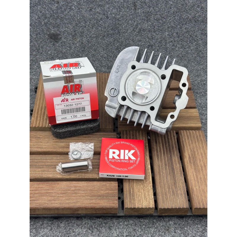 เสื้อ110iลูก57มิลลูกคาเซ่พร้อมหลบวาล์ว2วาวใส่110iได้ทุกรุ่นไม่เกินปี2020