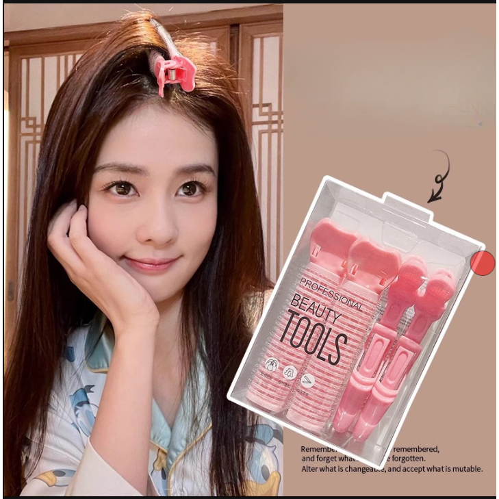 💘SexyTights💘 กิ๊บติดผมหน้าม้า หน้าม้าหยิก ลูกกลิ้งม้วนผม รากผมนุ่มฟู คลิปปากเป็ด หลายสี ส่งจากไทย