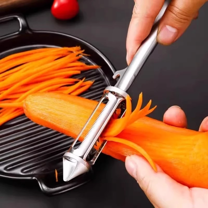 มีดปอกผักผลไม้ ใช้ปอกเปลือก สไลด์ซอย เจาะรูหัวผักผลไม้ จบในด้ามเดียว PARING KNIFE(บรรจุในซองอย่างดี)