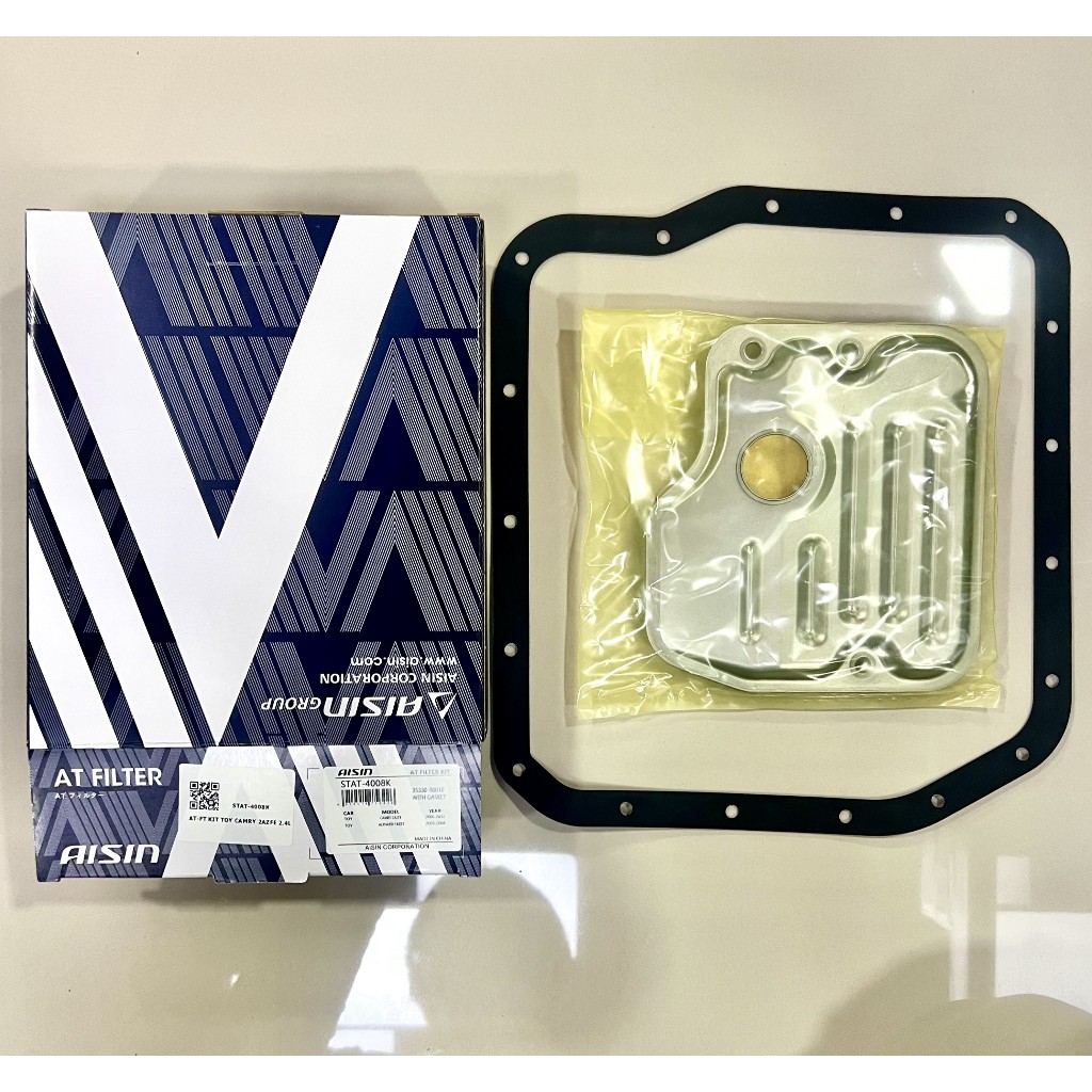 กรองเกียร์ออโต้+ปะเก็น AISIN STAT-4008K TOYOTA ALPAHRD 1MZFE 3.0 CAMRY 2AZFE 2.4 HARRIER 1MZFE 3.0