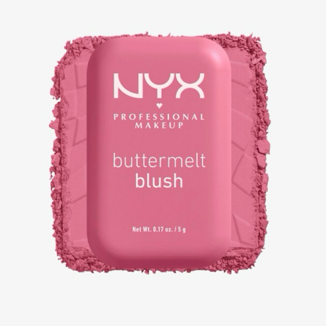 NYX Buttermelt Blush 5g 💛 | สี 06 For The Butta | บลัชออนเนื้อนุ่ม สีแน่น ติดทน 12 ชม. | แท้ 100% ✅