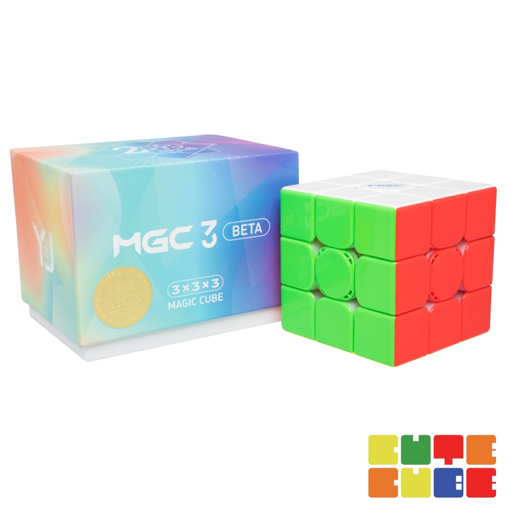 รูบิค 3x3 YJ MGC Beta (Magnetic, Ball-Core UV, Ball-Core MagLev UV) (มีแม่เหล็ก) | CuteCube