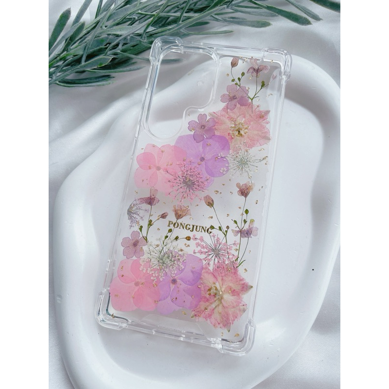 เคสมือถือจากดอกไม้จริง ห่อของขวัญ,ติดชื่อได้