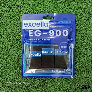 EXCELLA กริปพันด้ามญี่ปุ่น รุ่น EG900 ซับเหงื่อยอดเยี่ยม หนึบ แห้งไว 1 แพ๊ค 3 ชิ้น