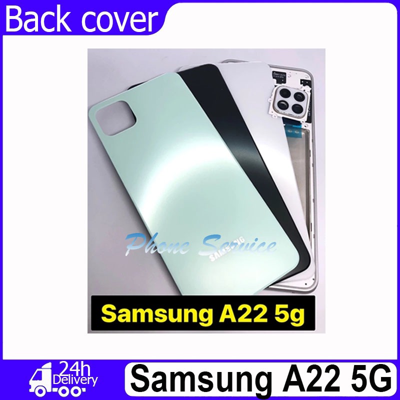 อะไหล่บอดี้ Samsung A22 5G แกนกลาง+ฝาหลัง+เลนกล้อง